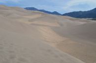 The Sand Dunes with the Sangre de Cristo mountains in the distance